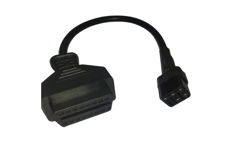 SMPL106 OBD-ll 16 Pin Female TVS Jupiter, XL100 BS6/BS7 Bike Scanning Cable for OBD-ll Scanner V519, V311, V317