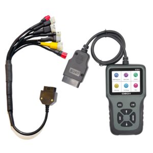 Mapout24 Premium 7- Coplar Bike Scanning Cable for BS6-BS7 RE & JAWA – Includes V311 OBD-II BS6 BS7 Bike Scanner Fastest Connectivity SMPL195