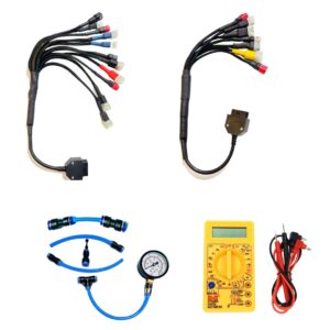 Mapout24 BS6-BS7 Bike Scanning Cable 18 Coplar Universal Cable with Fast connectivity Work with Digital Multimeter and The Fuel Pressure Gauge SMPL187