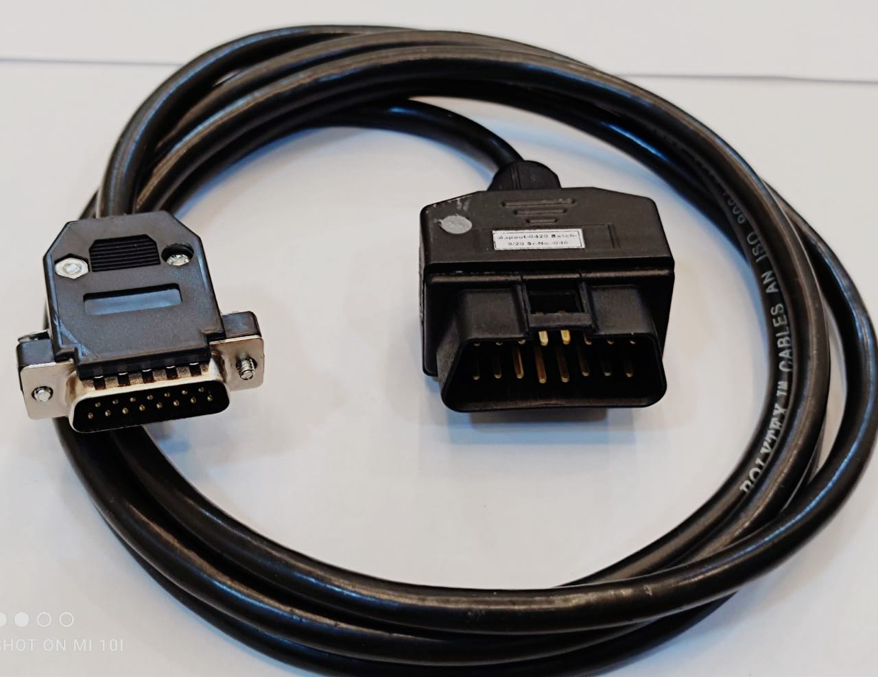 Mahindra Garuda II Cable ECU Flashing Cable OBD Flashtool Cable