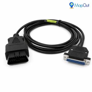 SMPL004 Ashok Leyland OBD-ll 16 Pin Male to DB-25 Female BS4 (VDO) Flashtool Diagnostic Moulded Cable for Trucks & Buses
