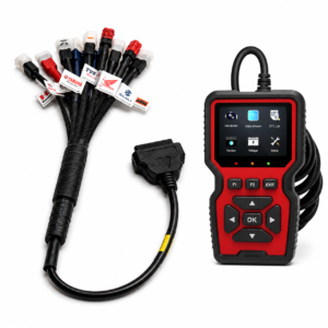 SMPL137 V519 OBD-ll Scanner with 11 in 1 BS6/BS7 Multi-Coupler Bike Scanning Cable